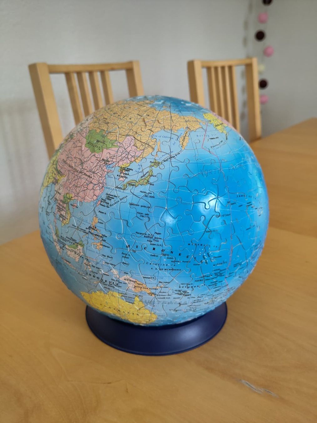 Ravensburger Puzzle: Puzzle Ravensburger globe terrestre – Usato da Aigle venduto da GTZL1 2