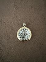 Taschenuhr skelettiert goldfarben mechanisch gebraucht