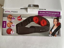 Vitalmaxx 3-in-1 Shiatsu-Massagegerät mit Wärmefunktion