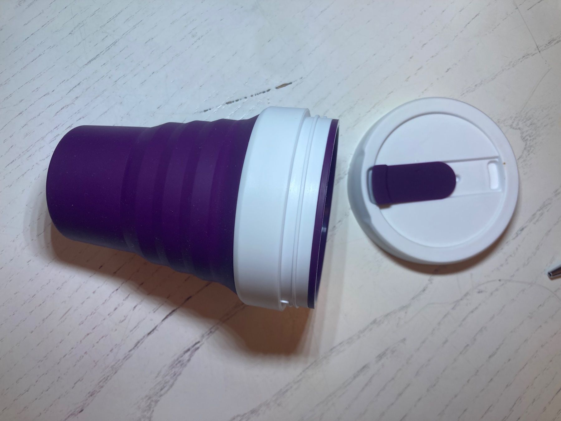 Tassen: Stojo Collapsible Coffee Cup, Purple, 355ml – Gebraucht aus Zürich von sele_x 9