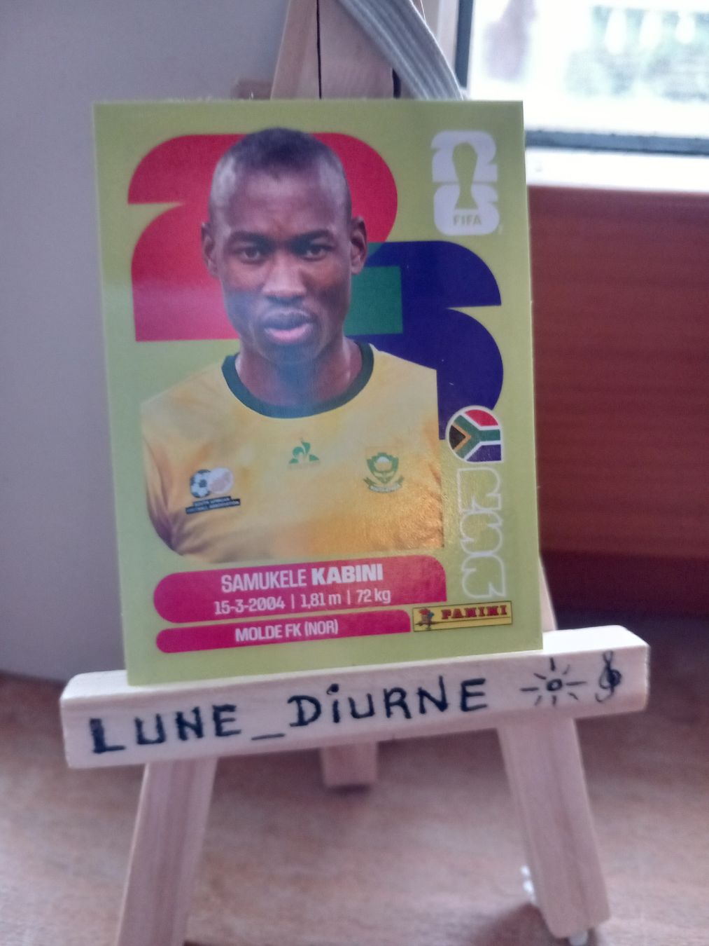 Panini Carte collezionabili: Carte Panini 2026 Samukele Kabini RSA5 – Usato da Salavaux venduto da Lune_Diurne