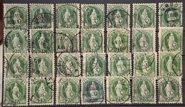 Lot Stehende Helvetia 28Stk.
