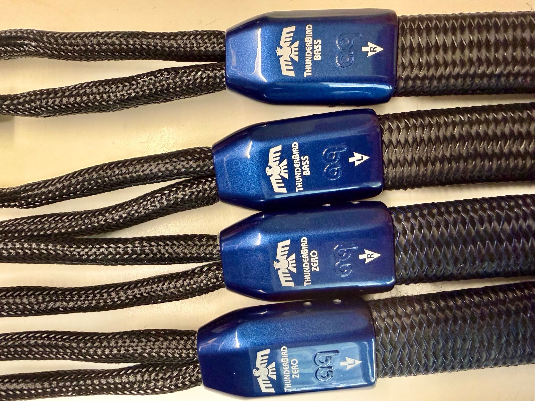AudioQuest Kabel: AudioQuest Thunderbird ZERO + BASS Bi-Wi Lautsprecher Kabel – Neu (gemäss Beschreibung) aus Wilen b. Wollerau von Bene51 7