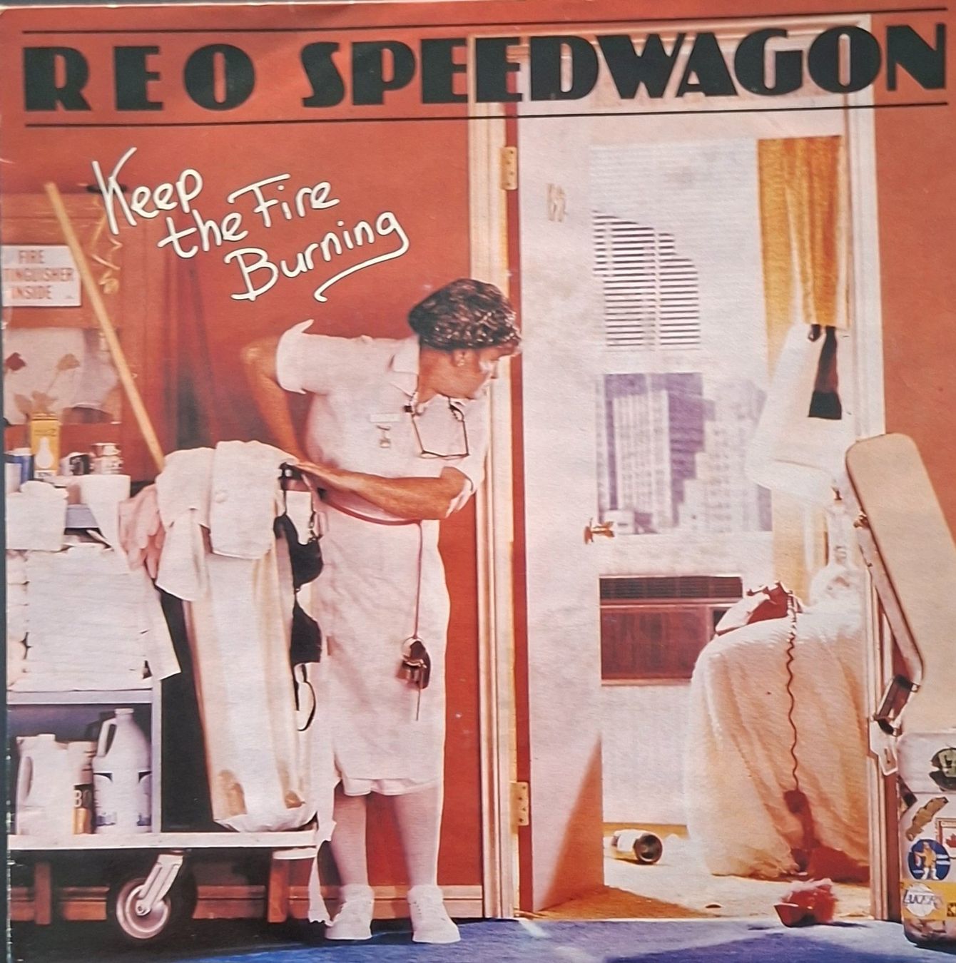 Dischi in vinile: Vinyl-Single Reo Speedwagon - Keep The Fire Burnin' – Usato da Langenthal venduto da Modo39