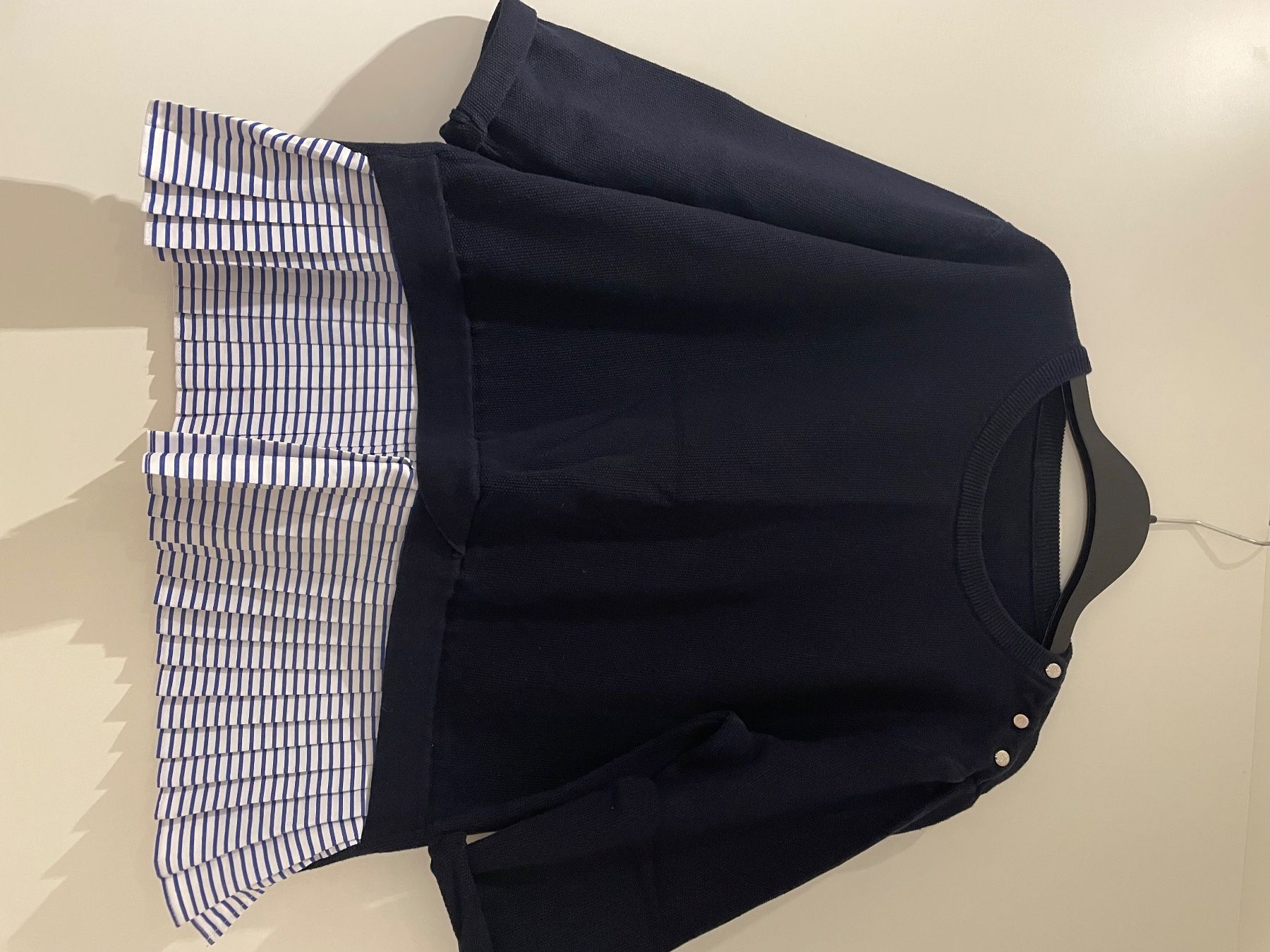 Top: Haut bleu marine – Nuovo (secondo la descrizione) da La Chaux-de-Fonds venduto da ju_paol2 3