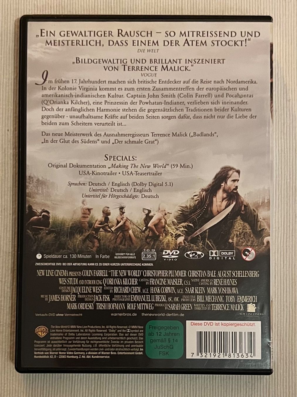 Alle DVDs: The New World DVD – Gebraucht aus Rafz von SaintCruz 1