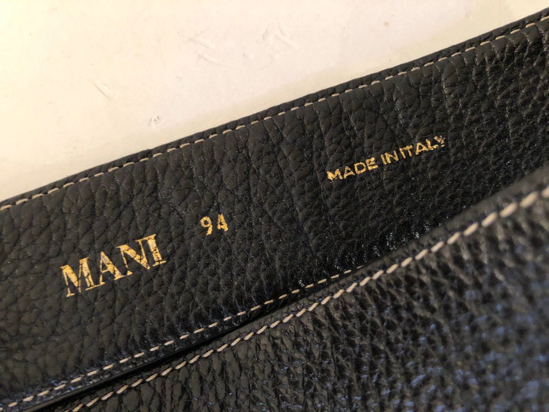Cinture: MANI Gürtel Ledergürtel Nappaleder – Nuovo (secondo la descrizione) da Zürich venduto da its-love 1