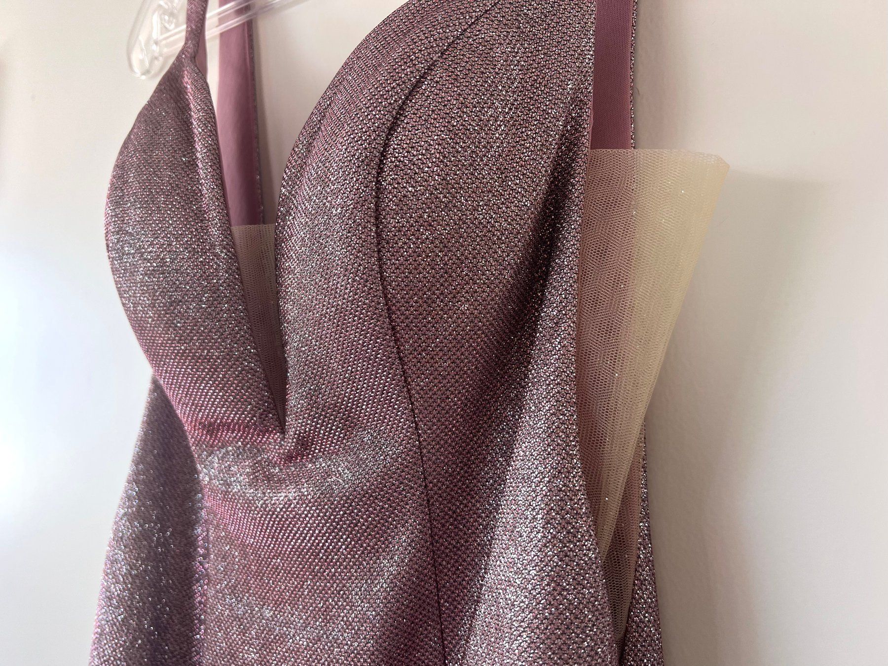 Vestiti: Glitzer-Abendkleid mit Schleppe, Gr. 36 – Usato da Kilchberg ZH venduto da srs_qlx7 3