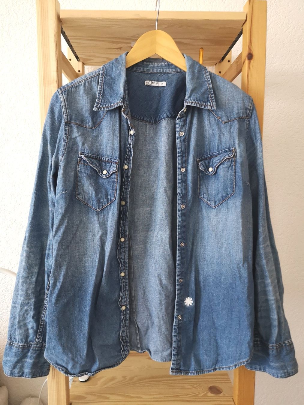 Gap Camicette: GAP Jeanshemd Jeansbluse Gr. M blau – Nuovo (secondo la descrizione) da Münsingen venduto da Nik_und_Kat 1
