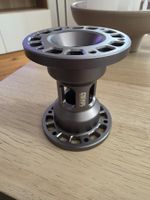 GSI AH100 Hub Extension 100mm Gun Metal Grau Sim Racing