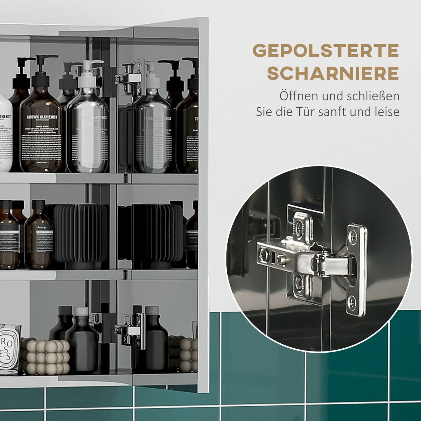 Armoires miroirs: Spiegelschrank 3 Spiegeltüren – Neuf avec emballage d'origine à Bottighofen par zaap 6