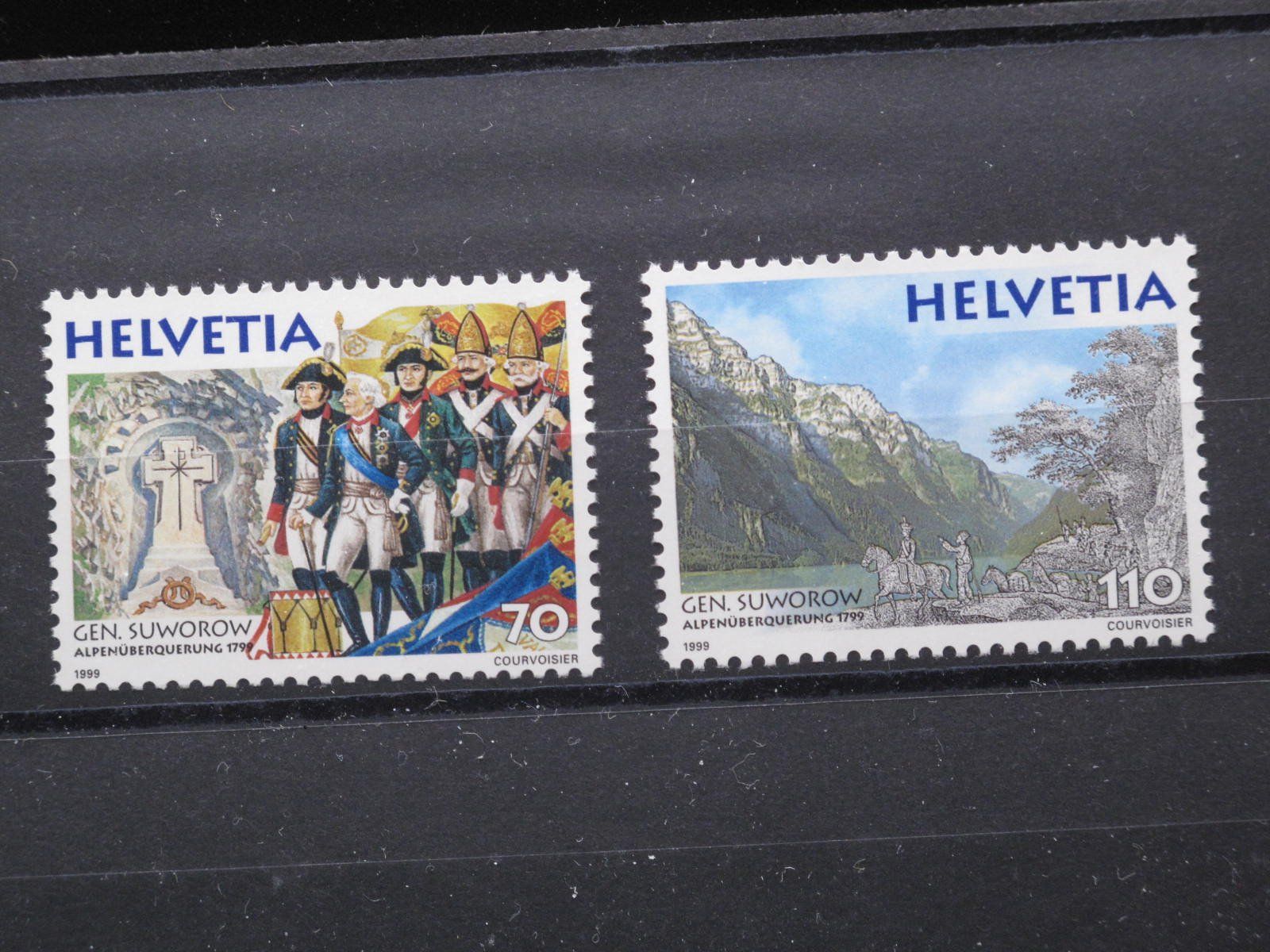 Tutti i francobolli: CH 1999 General Suworow Alpenüberquerung ** – Usato da Wil SG venduto da fva01