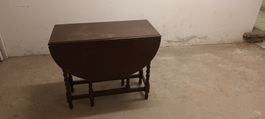 Tavolo ovale allungabile vintage antico