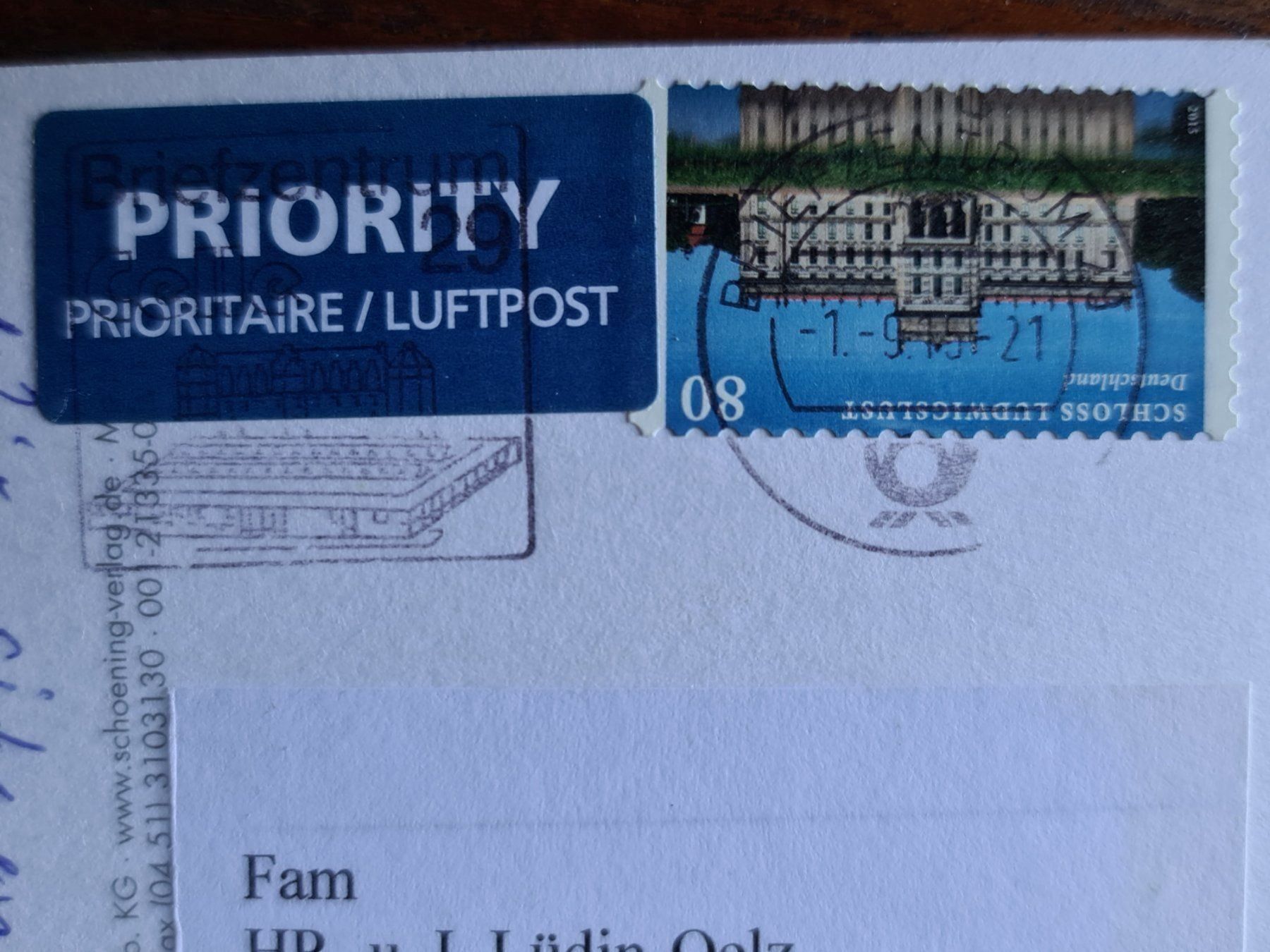 Cartoline postali: Ansichtskarte Salzstadt Lüneburg – Usato da Dintikon venduto da Vexi 1
