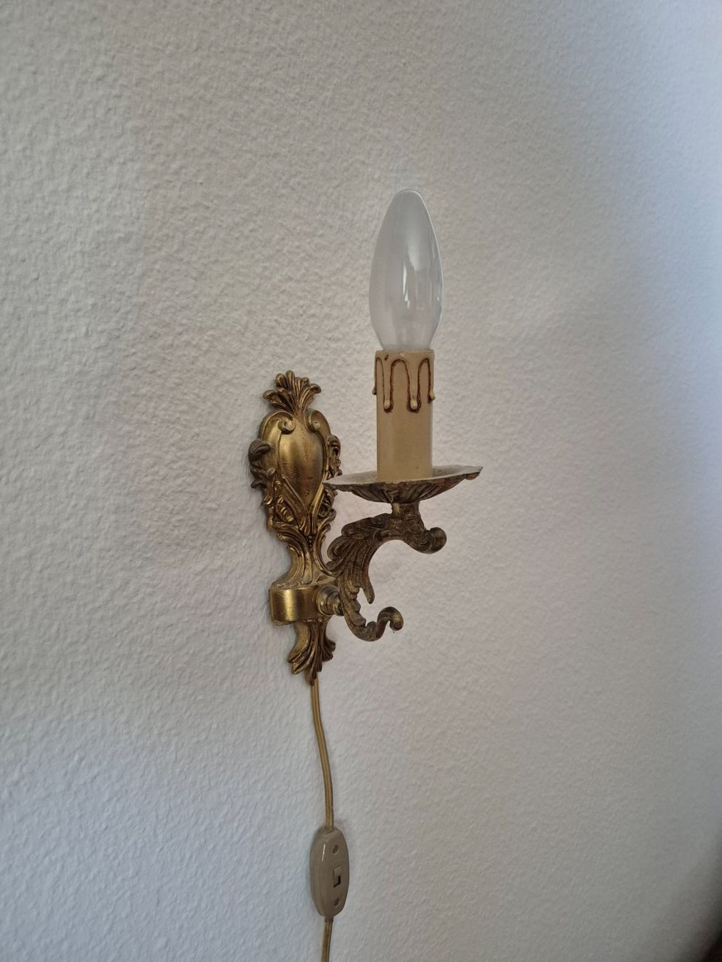 Lampen: Messing Wandlampe einflammig – Gebraucht aus Steinach von ACMO32O 1