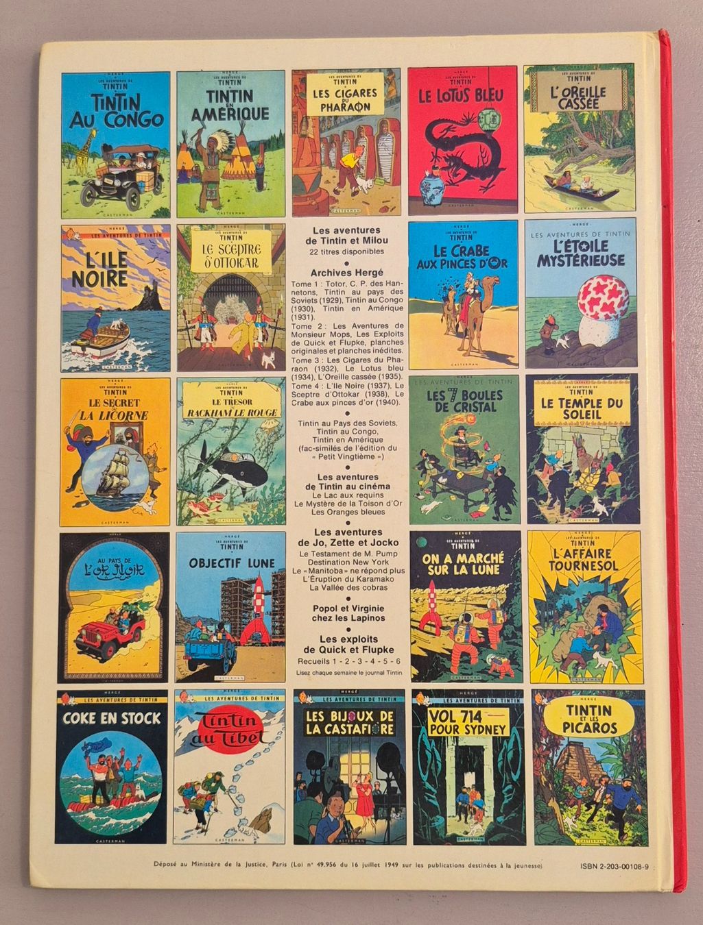 Comics: Tintin - Le Crabe aux Pinces d'Or – Gebraucht aus Grand-Lancy von loi_599y 1