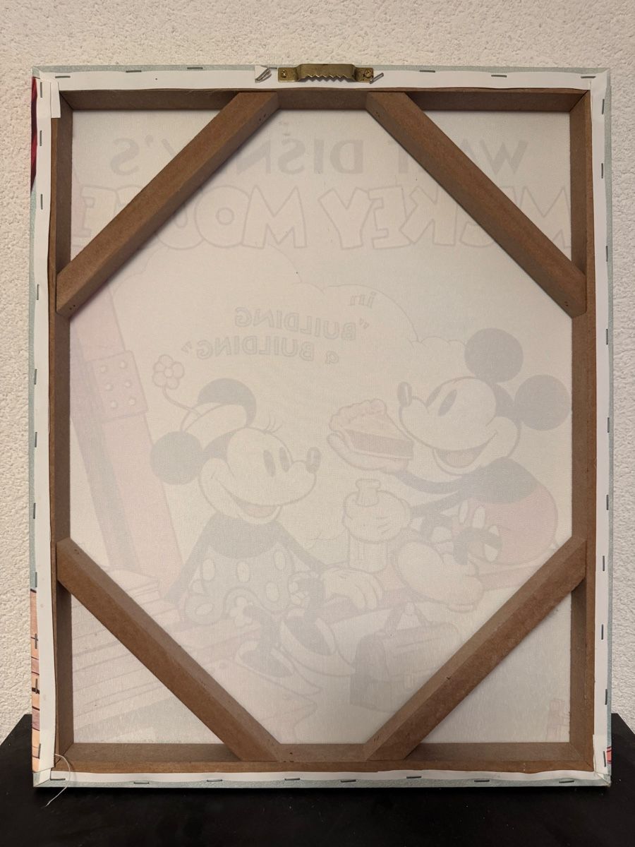Bilderrahmen: Tableau Mickey Mouse "Building a Building" - Disney Art – Gebraucht aus Sonceboz-Sombeval von yve_g8v7 1