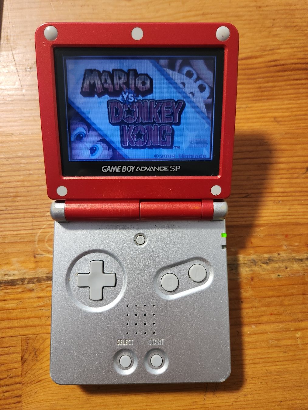 Coque De Remplacement Pour GameBoy Advance SP – Mario, Argenté, Neuve