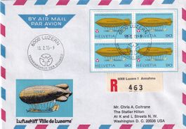 R-FDC Luftschiff "Ville de Lucerne" 1975