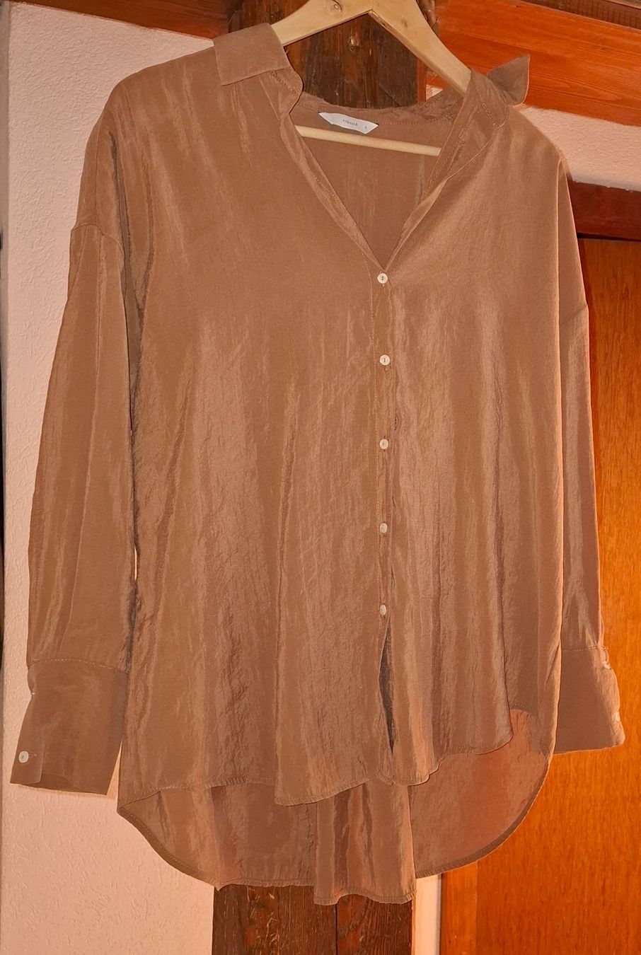 Blusen: Bluse in schönem maronenbraun schimmernd – Neu (gemäss Beschreibung) aus st.gallen von mona3
