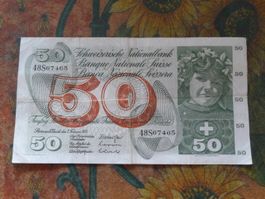 SUISSE  50  Francs  1974  (7465)  Billet