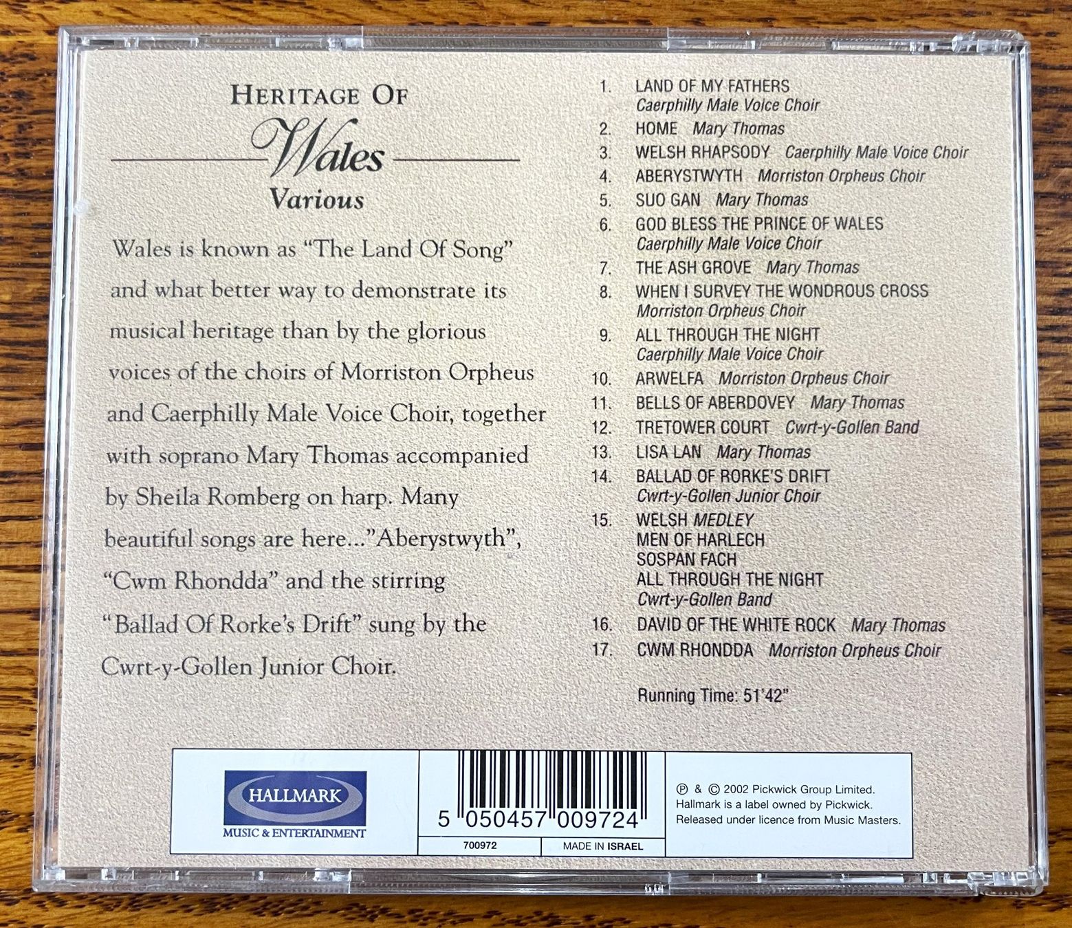 CD: Heritage of Wales CD – Usato da Oftringen venduto da Vucki 1