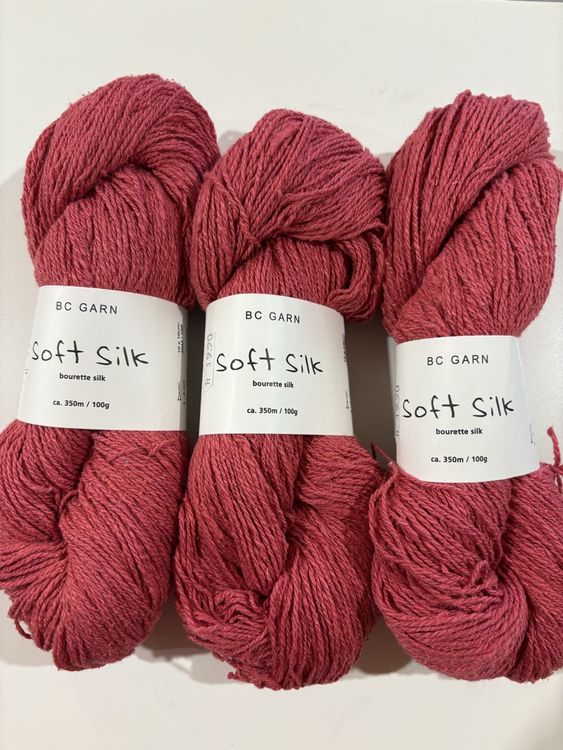 Soft Silk BC Garn rose corail (3x) (Neu und originalverpackt) in Bex ...