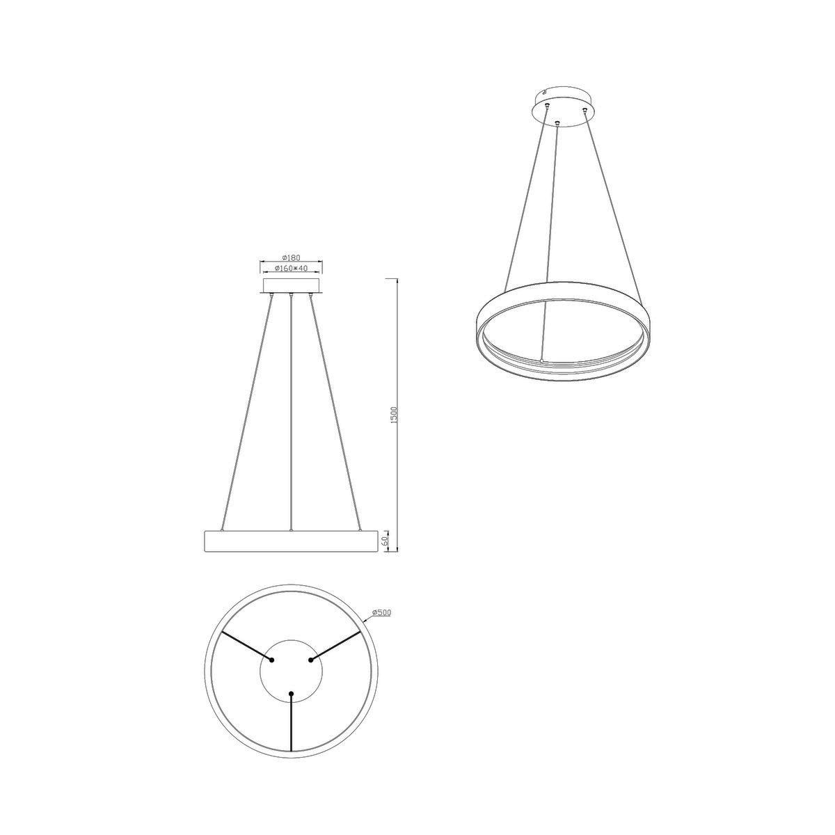 Kronleuchter & Deckenlampen: LED Pendelleuchte, Holz,50 cm Ø – Neu (gemäss Beschreibung) aus Kreuzlingen von Smart-Light 7