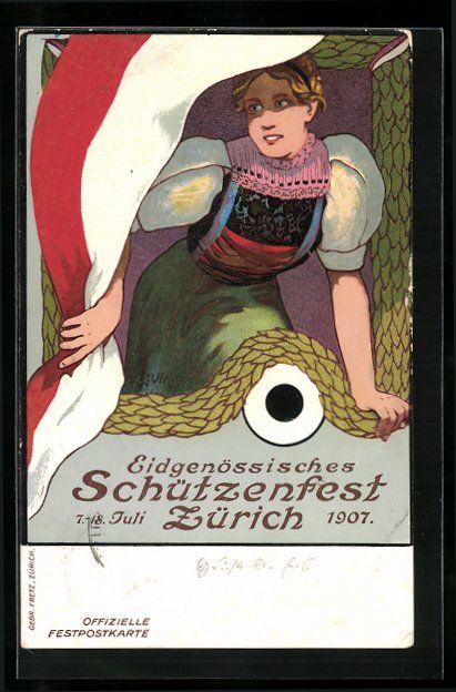 Cartes postales: Zürich, Eidgenössisches Schützenfest  – D'occasion à Berlin par bartko-reher