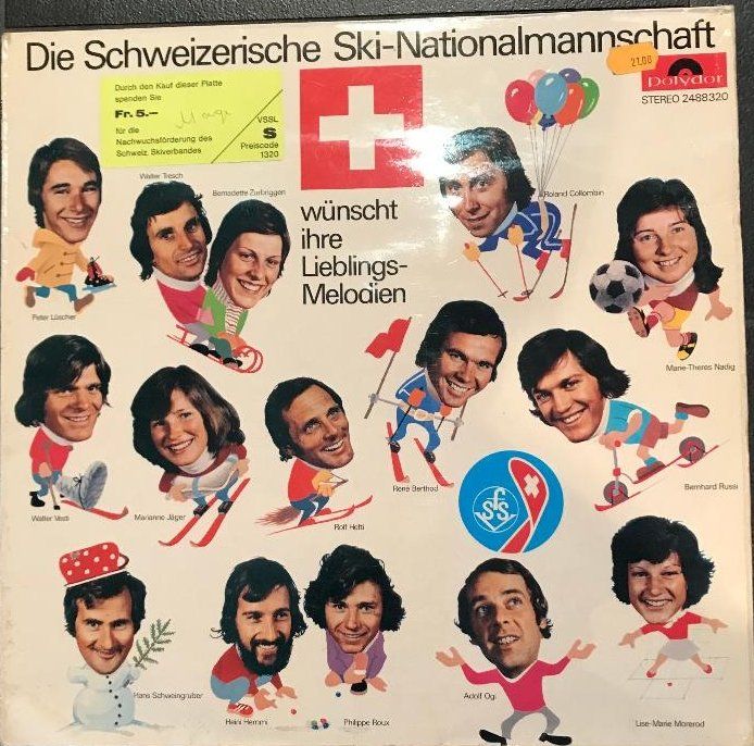 Dischi in vinile: Vinyl Schweizer Skinationalmannschaft 1975 – Usato da Bonaduz venduto da Mikebond 1