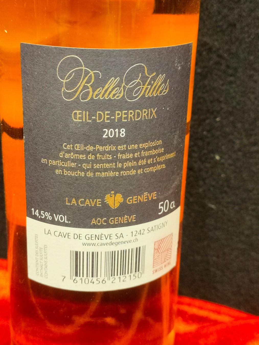 Vino: BELLES FILLES ŒIL DE PERDRIX 2018 – Nuovo (secondo la descrizione) da Genève venduto da Leboucheoreilles 3