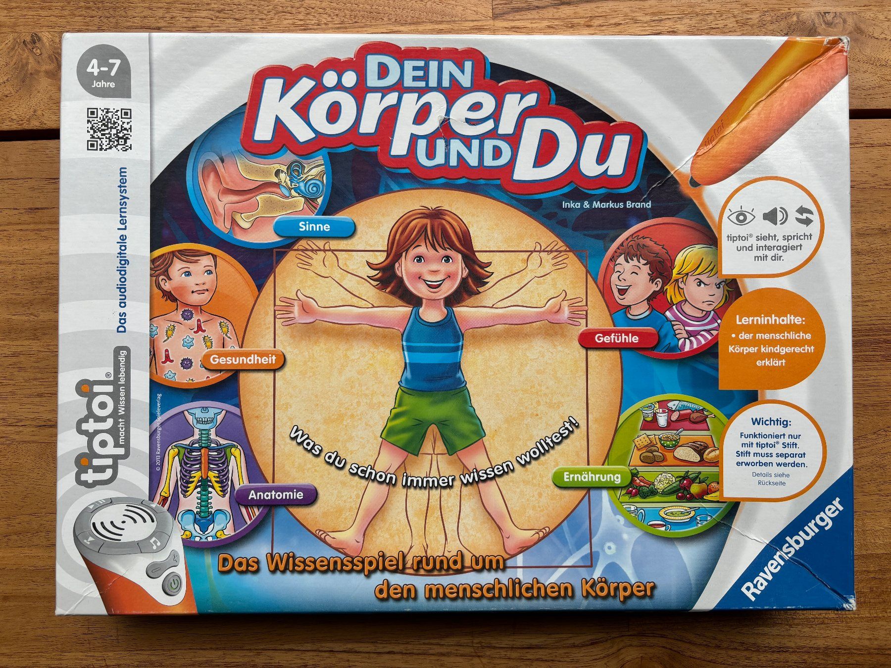 Ravensburger Spiele: Tiptoi: Spiel "Mein Körper und du" – Gebraucht aus Aesch BL von Pelikan