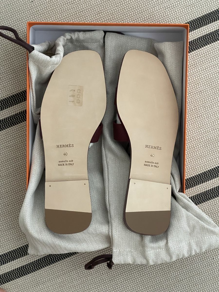 Hermès Scarpe da uomo: Hermès Oran - new - Rouge H - 40 – Nuovo (secondo la descrizione) da Brugg AG venduto da Lovelux73 1