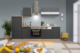 793 Küchenzeile Küchenblock 280cm E/SÄ/G - Küche Einbauküche