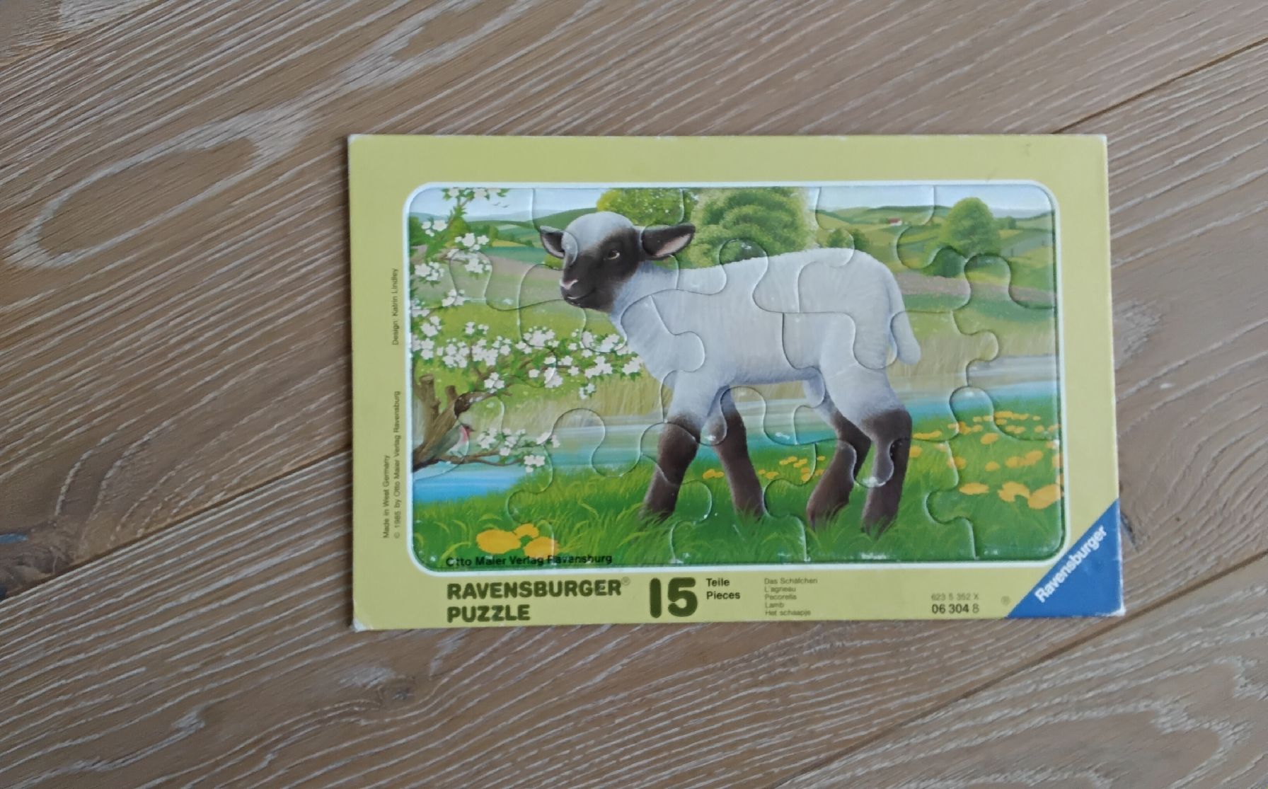 Ravensburger Puzzles: Ravensburger Puzzle Lamm 15 Teile – Gebraucht aus Rothrist von Playboater