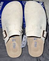 Birkenstock Boston Größe 42 Oyster Tonal Wildleder