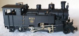Dampflokomotive B.F.D. 3 schwarz Bemo Metal Collection