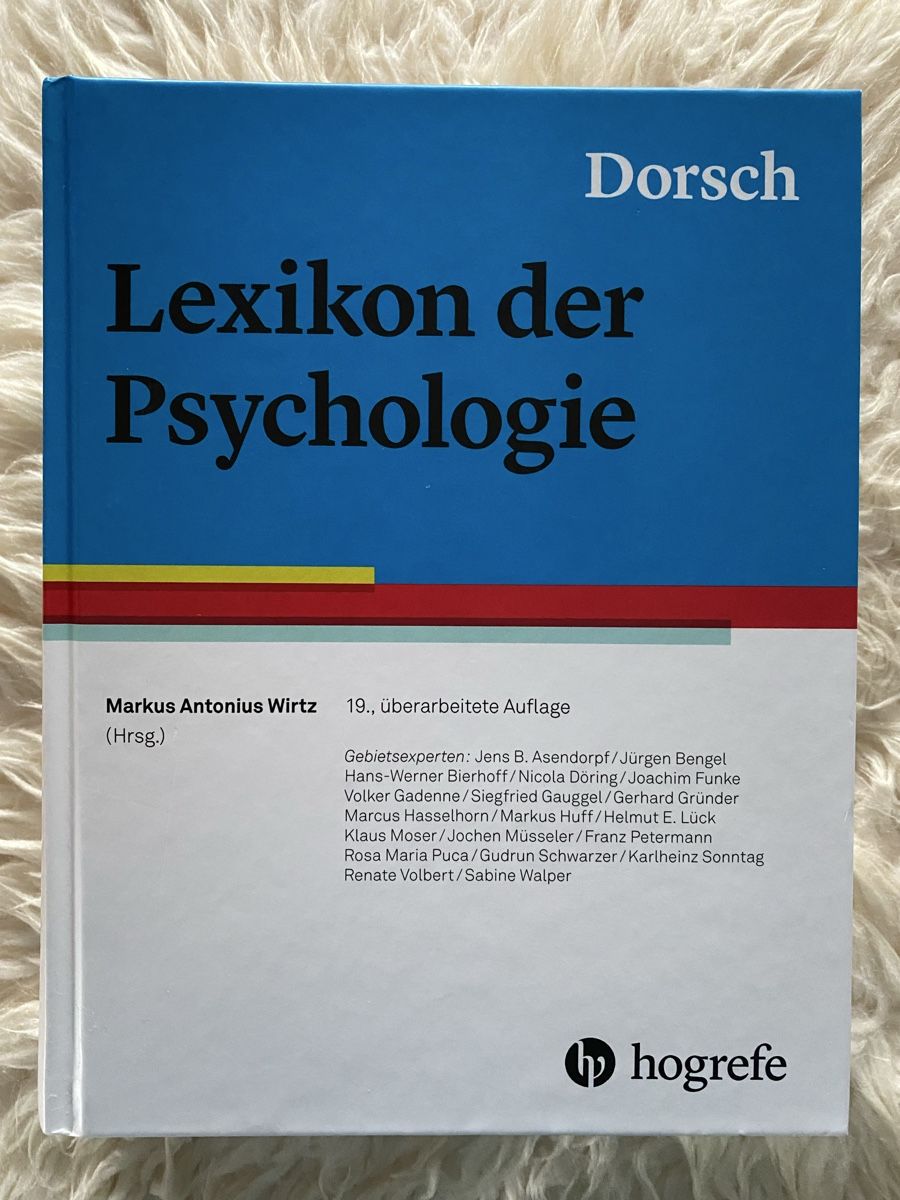 Bücher: Dorsch: Lexikon der Psychologie – Neu (gemäss Beschreibung) aus Thalwil von millaard_p