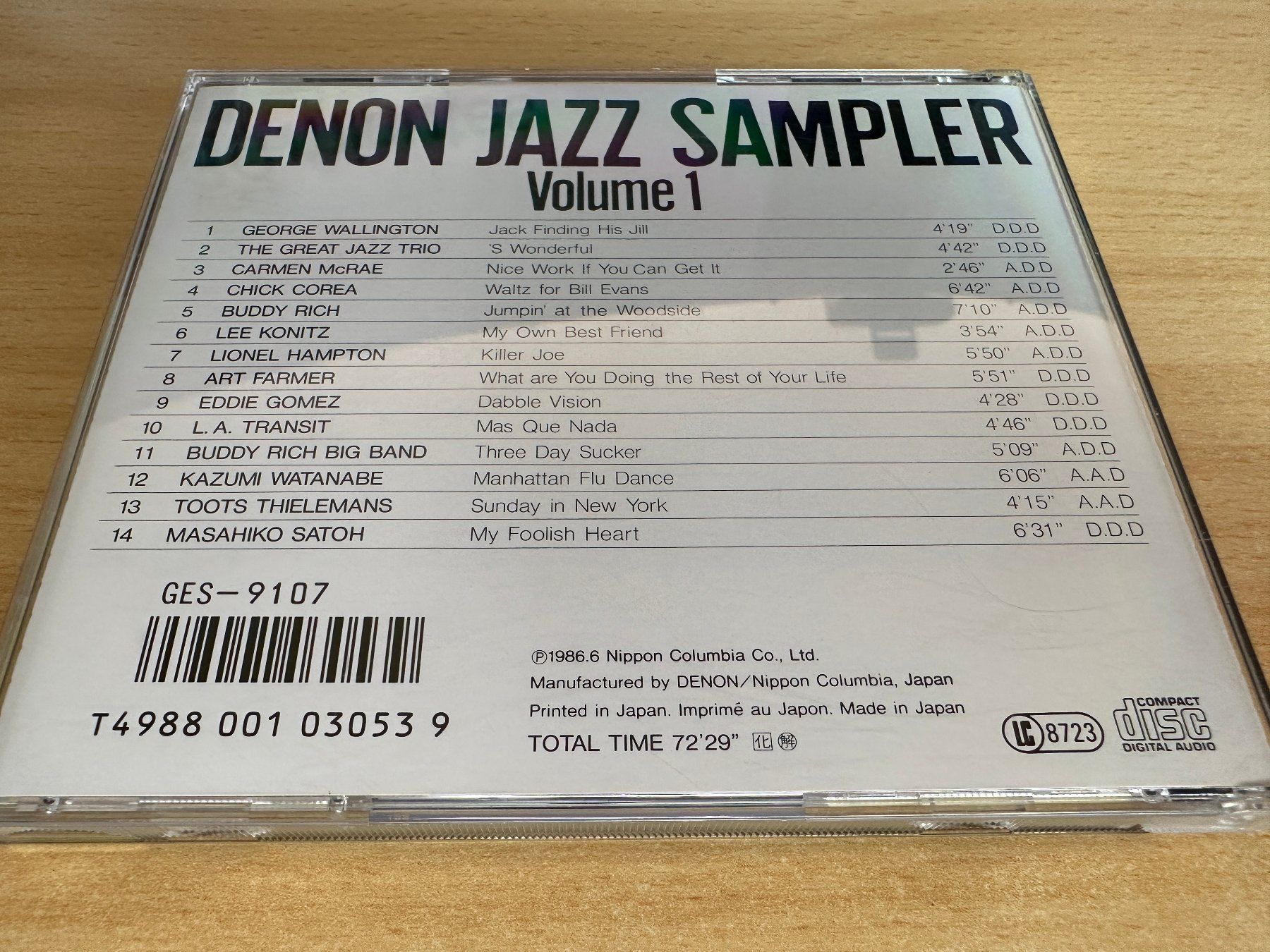 CD: Various – Denon Jazz Sampler Volume 1 – Usato da Rikon im Tösstal venduto da Alpenmutz 1