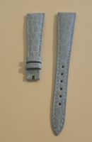 Bracelet montre Patek Philippe cuir bleu clair 16mm neuf 