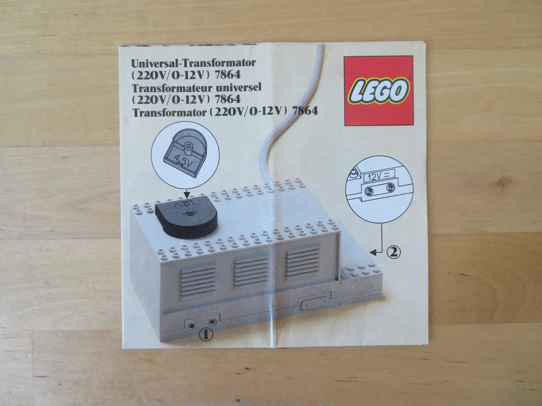Lego Spielzeuge: LEGO 12 Volt Bahn Prospekt – Gebraucht aus Zürich von piroma
