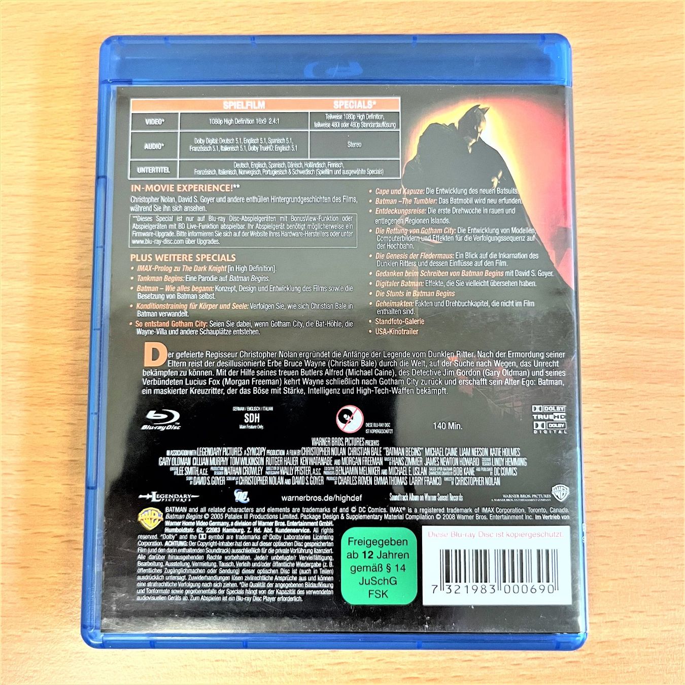 Tutti i DVDs: Blu-Ray - Batman Begins – Usato da Amlikon-Bissegg venduto da riestig 2