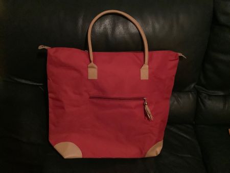 Grand sac à mains/commissions - Toile - NEUF