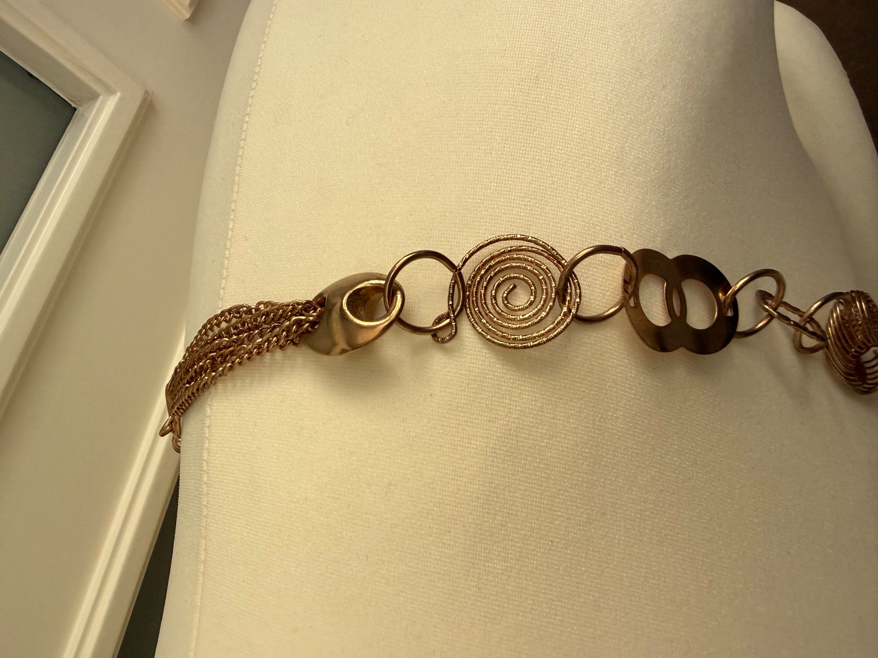 Cinture: Modeschmuck Kette oder Gürtel rosegold - sehr aufwändig – Usato da Engelburg venduto da mamalanima 1