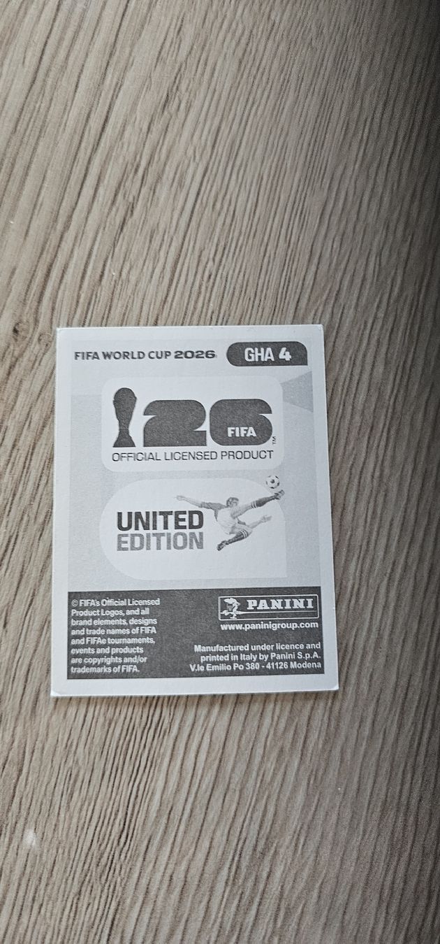 Panini Cartes à collectionner: Fifa World Cup Panini GHA 4 – Neuf avec emballage d'origine à Biel VS par volcom8702 1