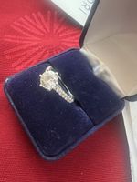 Platinum Ring mit Diamenten