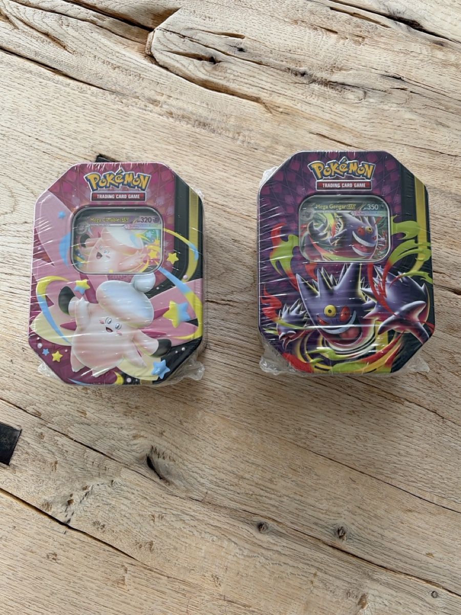 Pokémon Carte collezionabili: Mega Gengar/Clefable ex Tin Box EN – Nuovo e nell'imballaggio originale da Hettlingen venduto da SanCor7206 1
