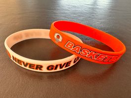 Neu** Basketball Silikon Armband 2er Set