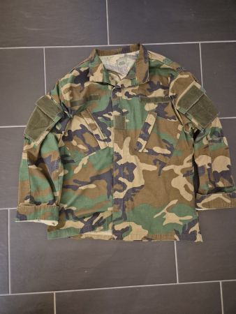 US Army Uniform Jacke ACU Woodland Camo