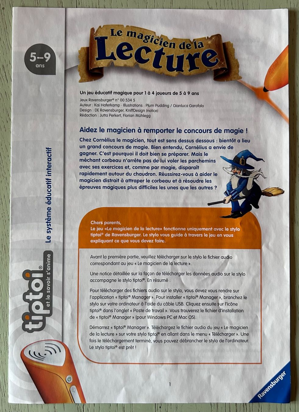 Ravensburger Spiele: Jeu éducatif tiptoi "Magicien de la lecture" - stylo inclus – Neu (gemäss Beschreibung) aus Chêne-Bougeries von Assouille 4